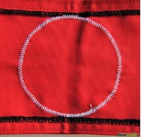 Rarissima fascia da braccio tedesca nazista SS-KAMPFBINDE mod.1925 per ALLGEMEINE-SS (GERMANIA WW2)