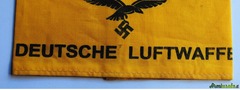 Fascia da braccio tedesca nazista per membri della “DEUTSCHE LUFTWAFFE” mod.1943 (GERMANIA WW2)
