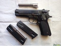 CEDO PISTOLA MODELLO SMITH E WESSON MOD 59 CAL 7.65 PARAB. COMPLETA DI ACCESSORI