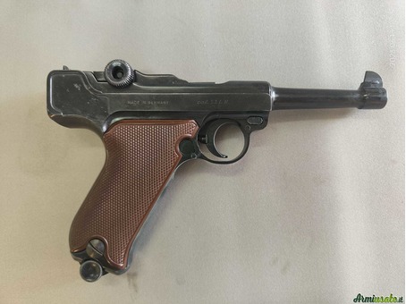 1/666 - PISTOLA SEMIAUTOMATICA ERMA LUGER .22 LR Long Rifle