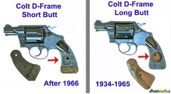 #0512 Guancette per Colt Detective etc. Short Butt e Long Butt