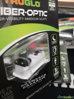 KIT DI TACCA DI MIRA E MIRINO IN FIBRA OTTICA DI MARCA TRUGLO PER PISTOLA GLOCK 17 /45