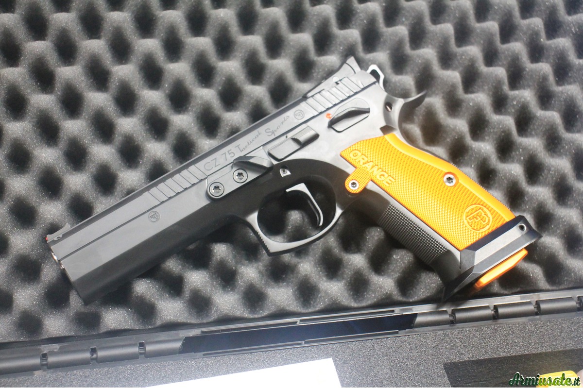 CZ | Ceska Zbrojovka 75 Tactical Sport Orange 9x19mm Parabellum | Luger | NATO CZ | Ceska Zbrojovka 75 Tactical Sport Orange 9x19mm Parabellum | Luger | NATO