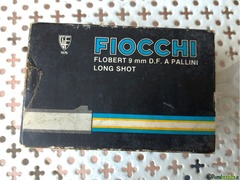 FLOBERT 9 mm Long Shot Fiocchi Cartucce Carabina Pistola Munizioni Vintage