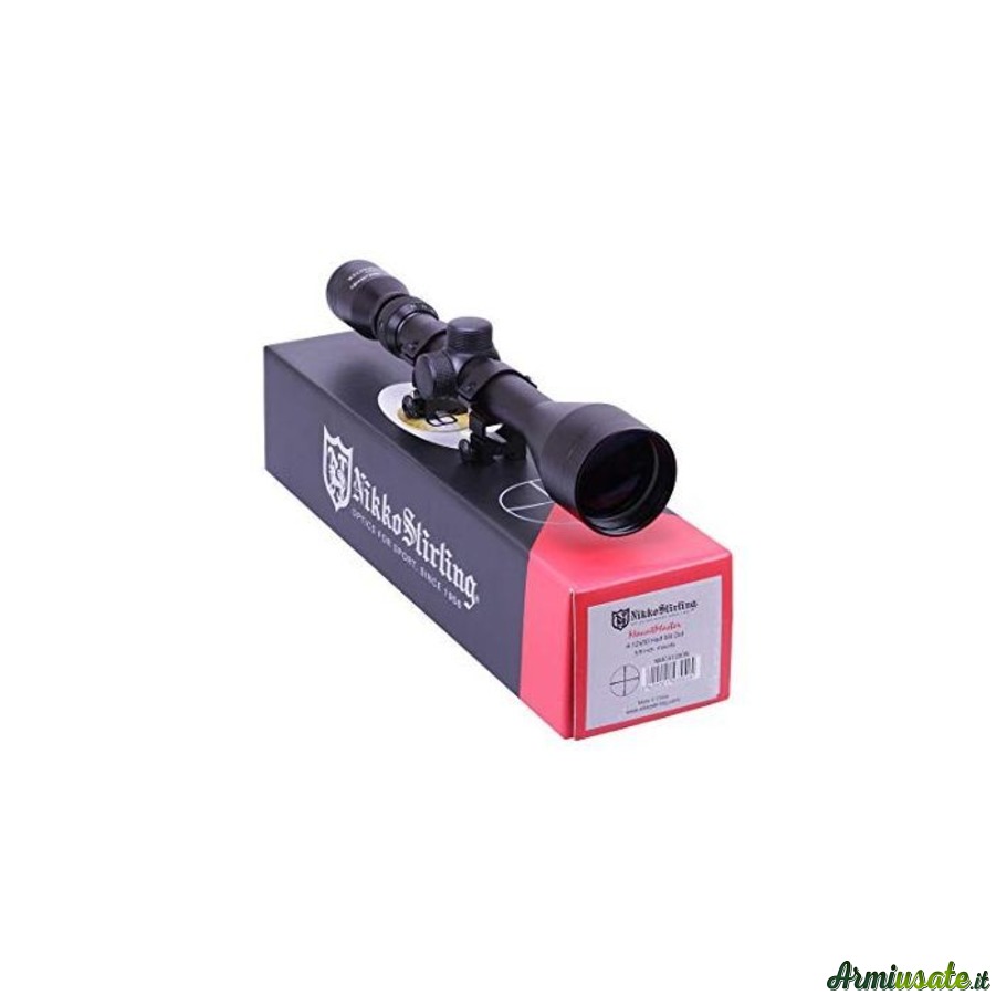 NIKKO STIRLING Mountmaster 4-12x50 Reticolo Half Mil-Dot (Attacco incluso) NIKKO STIRLING Mountmaster 4-12x50 Reticolo Half Mil-Dot (Attacco incluso)