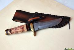 coltello lama in damasco