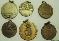 Medaglie Ventennio. OND, GIL, Finanza, Tiro A. S.
