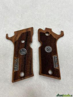 Guancette Beretta 92X Performance Legno con logo