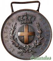 Medaglia al Valore Militare di 3^ classe in bronzo - anni '20 periodo fascista (REGNO D'ITALIA)