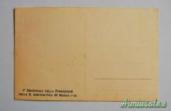 Medaglia grosso modulo in Argento con scatola e foto Mussolini aviatore I' Decennale R. Aeronautica