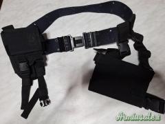 Fondina universale e porta caricatori con cinturone in cordura