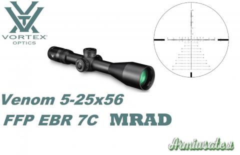 Vortex Venom MRAD 5-25X56 FFP reticolo EBR-7C