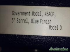 Colt Government 1911 serie 1991 Blue Finish .45 ACP