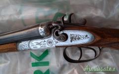 MALOFINI Calibro 12 Doppietta Cani Esterni Anni 1940 Regno d'Italia Caccia Collezione Canna Liscia