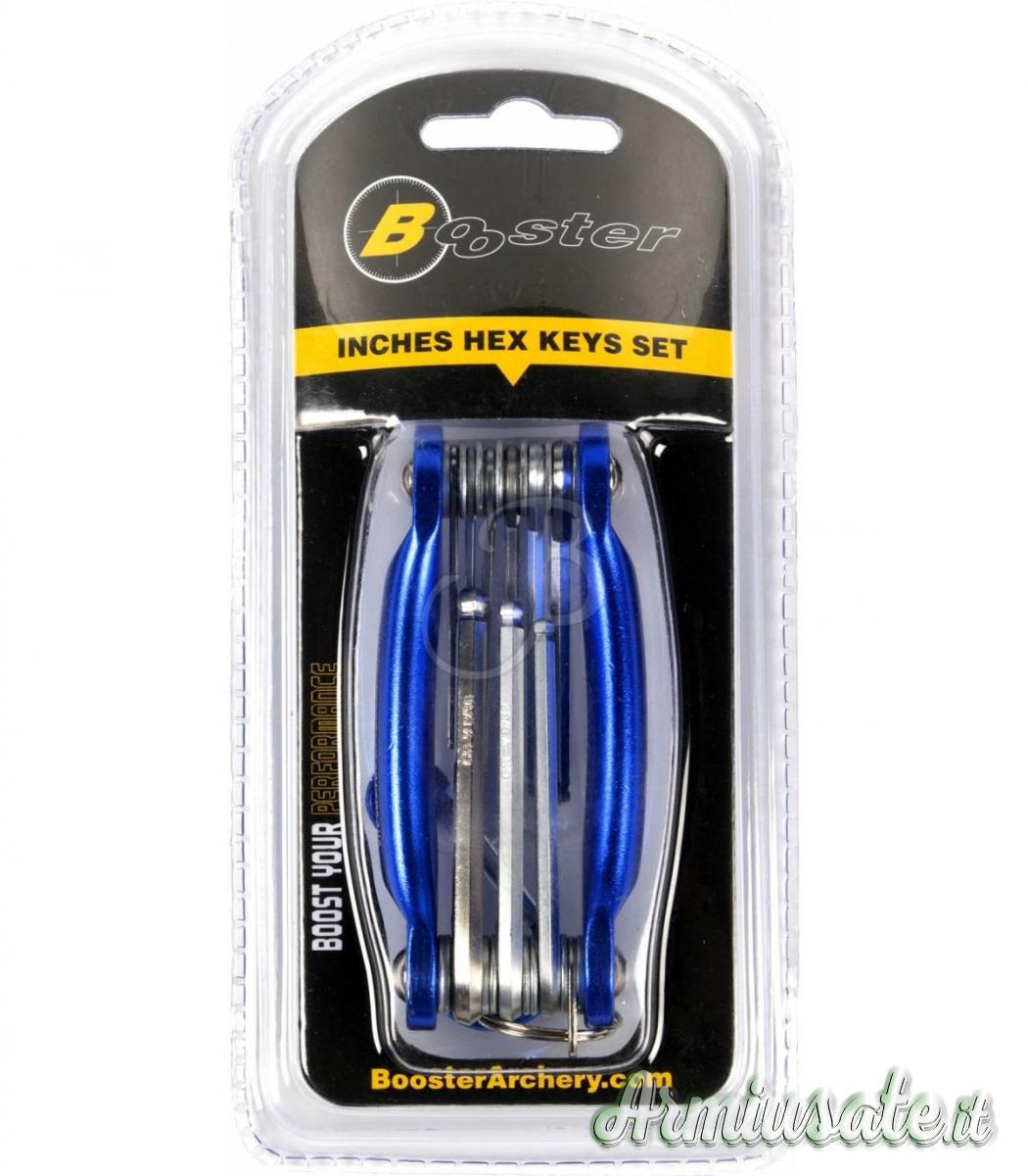 BOOSTER SET CHIAVI ESAGONALI POLLICI 9 MISURE BOOSTER SET CHIAVI ESAGONALI POLLICI 9 MISURE