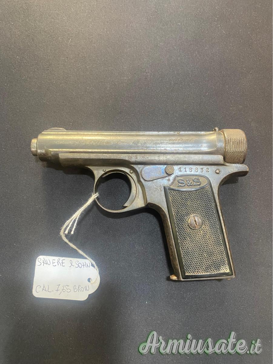 SAUER&SOHN MOD. PATENT CAL. 7,65B. (ANNI 50') (VEDI LA DESCRIZIONE SAUER&SOHN MOD. PATENT CAL. 7,65B. (ANNI 50') (VEDI LA DESCRIZIONE