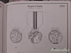 Medaglia d’epoca fascista per “I VOLONTARI DELL’AFRICA ORIENTALE 1935-1936” di tipo “A”