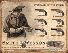 TARGA metallica SMITH & WESSON