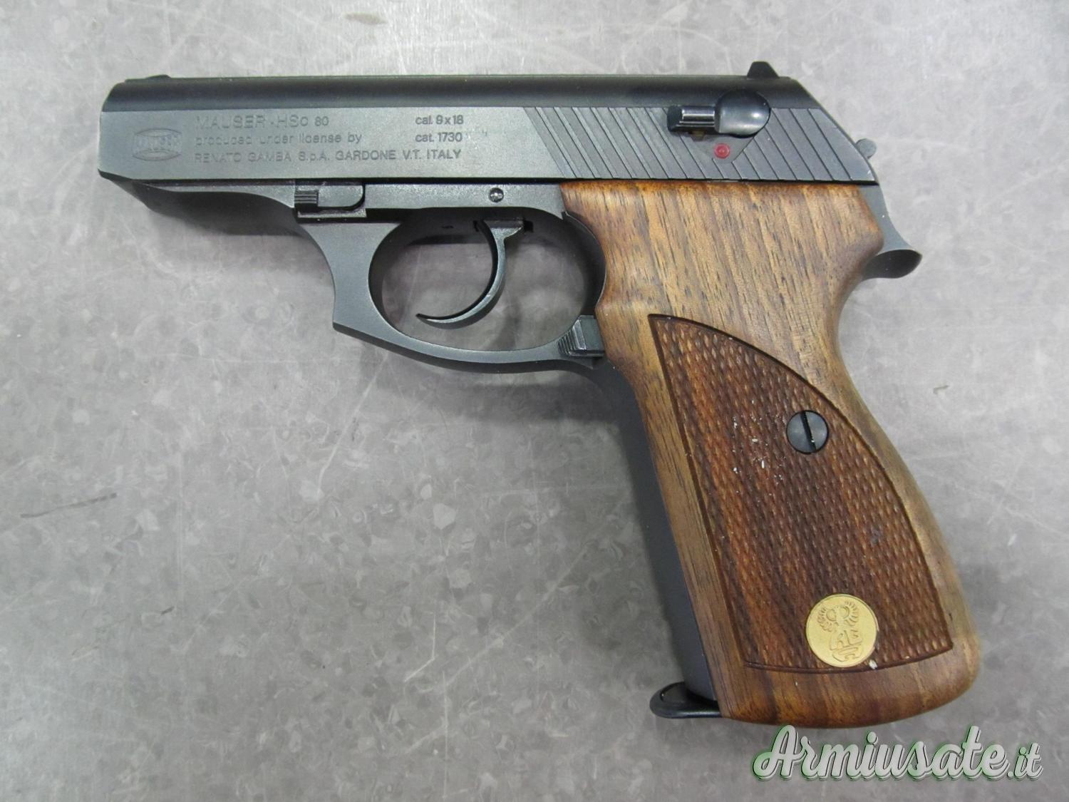 MAUSER HSC RENATO GAMBA CAL 9X18 RIF Q323 MAUSER HSC RENATO GAMBA CAL 9X18 RIF Q323