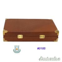 #0185 Valigetta Nuova in Pelle - Porta Munizioni cal.9x21 Portamunizioni)