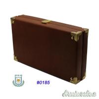 #0185 Valigetta Nuova in Pelle - Porta Munizioni cal.9x21 Portamunizioni)