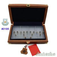 #0185 Valigetta Nuova in Pelle - Porta Munizioni cal.9x21 Portamunizioni)