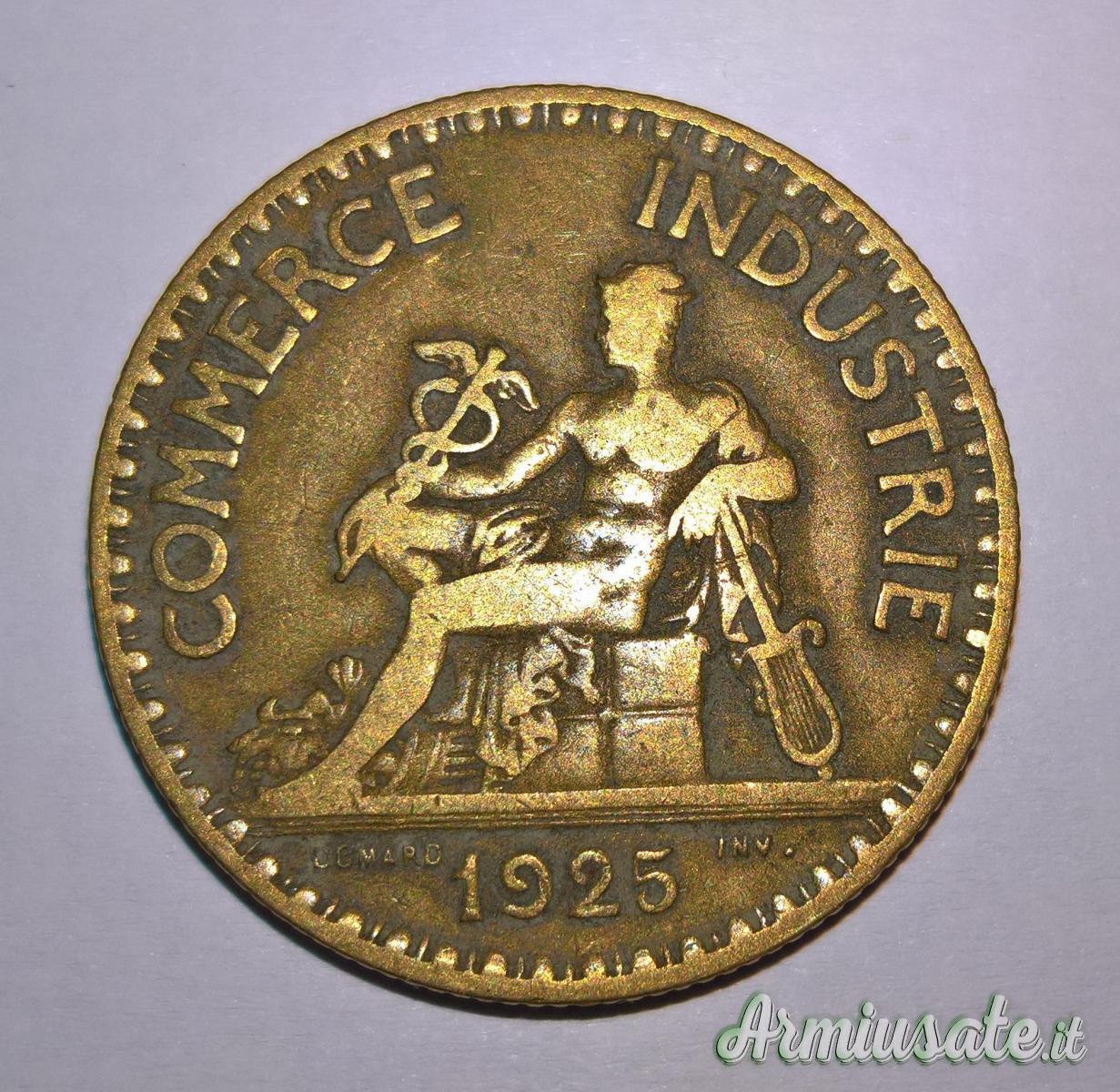 Moneta 2 FRANCHI d'epoca - conio 1925 - BB (FRANCIA - TERZA REPUBBLICA) Moneta 2 FRANCHI d'epoca - conio 1925 - BB (FRANCIA - TERZA REPUBBLICA)