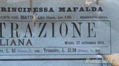 Quadro d’epoca con cornice e foto istituzionale del DUCE B. Mussolini anni ‘20 (REGNO D’ITALIA)