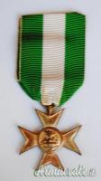 Croce fascista per 16 anni d'anzianità di servizio nel R.E.I. in Argento - anni ’30 (REGNO D'ITALIA)