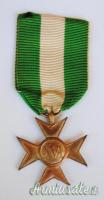 Croce fascista per 16 anni d'anzianità di servizio nel R.E.I. in Argento - anni ’30 (REGNO D'ITALIA)