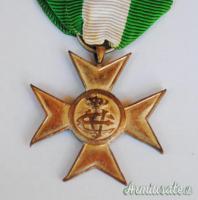 Croce fascista per 16 anni d'anzianità di servizio nel R.E.I. in Argento - anni ’30 (REGNO D'ITALIA)