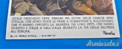 Cartolina d'epoca fascista di propaganda anti-bolscevica con 
