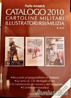 Cartolina d'epoca fascista di propaganda anti-bolscevica con 