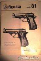LIBRETTO BERETTA SERIE 81