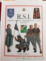 Scudetto da braccio in stoffa delle WAFFEN-SS “ITALIA” e bustina - con EXPERTISE (ITALIA RSI)