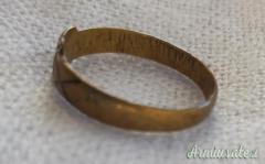 Anello realizzato in maniera “artigianale” da soldato tedesco in trincea (GERMANIA WW1)