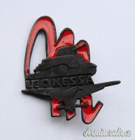 Distintivo d’onore “M” per Gruppo Carri “Leonessa”- G.N.R. - Estremamente raro (ITALIA RSI)