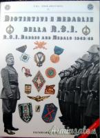 Distintivo d’onore “M” per Gruppo Carri “Leonessa”- G.N.R. - Estremamente raro (ITALIA RSI)