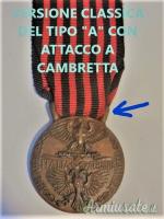 MEDAGLIA FASCISTA PER LA “SPEDIZIONE IN ALBANIA” DI TIPO “A” MOD. 1940 (REGNO D'ITALIA)