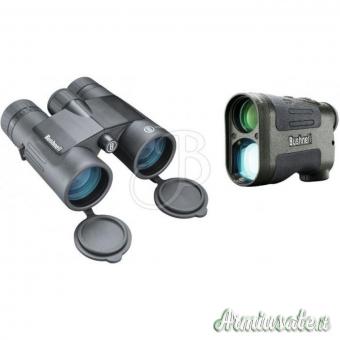 BUSHNELL KIT PRIME BINOCOLO 10X42 + TELEMETRO 1300 LRF