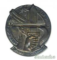 Distintivo membri Associazione Volontari di guerra della R.S.I. - congresso svoltosi a Milano 1967