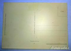 Cartolina d’epoca fascista bandiera del Regno d’Italia - A. XIX (ITALIA WW2)