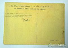 Cartolina fascista commemorativa per operazioni in A.O.I. – “RITORNEREMO” (ITALIA WW2)