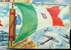 Rarissima mini-serie completa d'epoca fascista completa 4 cartoline “LA PATRIA” (REGNO D'ITALIA)