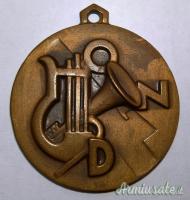 Medaglia fascista O.N.D. strumenti musicali e musicisti – anno 1935 (REGNO D'ITALIA)