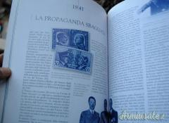 Nr. 9 francobolli d’epoca fascista con in regalo il libro contenitore 