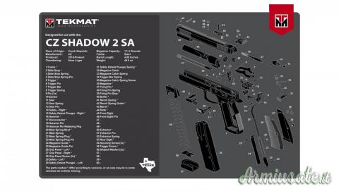 TEKMAT CZ SHADOW 2 SA Gun Cleaning Mat