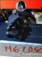 Torcia tattica LED 180 Lumen, laser 5mw per slitta Weaver/Picatinny