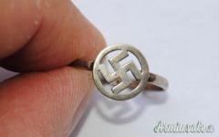 Anello d'epoca nazista patriottico per 