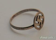 Anello d'epoca nazista patriottico per 